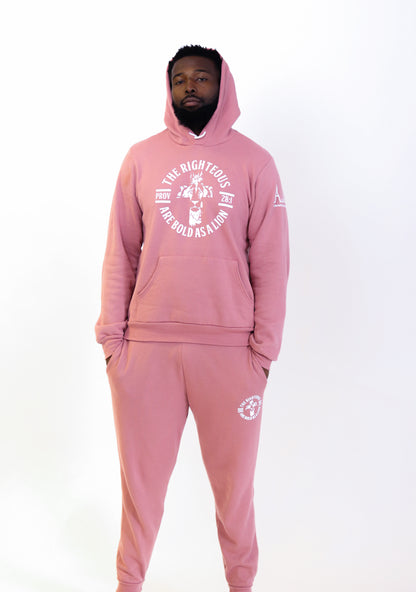 “Bold As A Lion” Unisex Mauve Sweat Suit